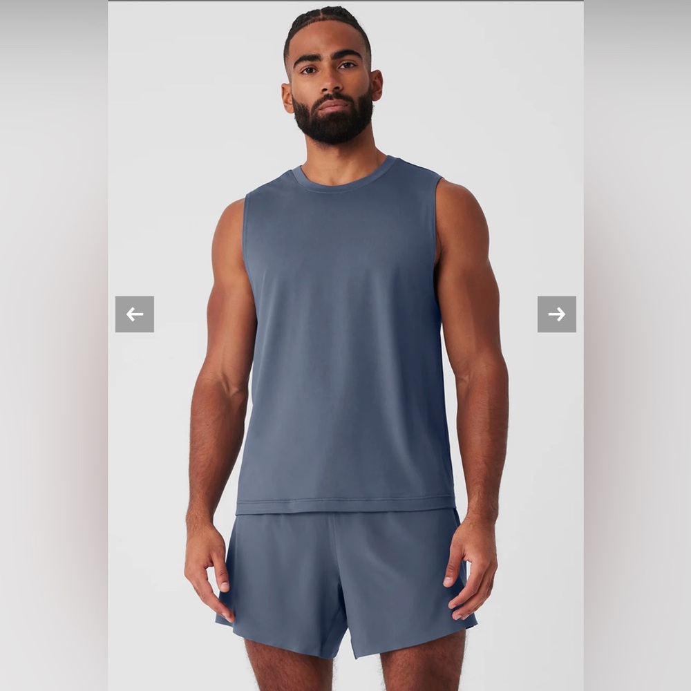 NWOT Men’s Alo size Small conquer muscle tank